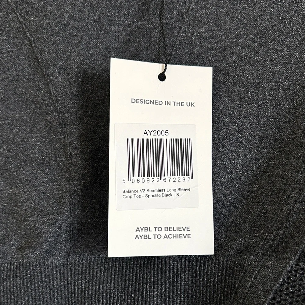 AYBL Balance V2 Seamless Long Sleeve Crop Top - Picture 6 of 6